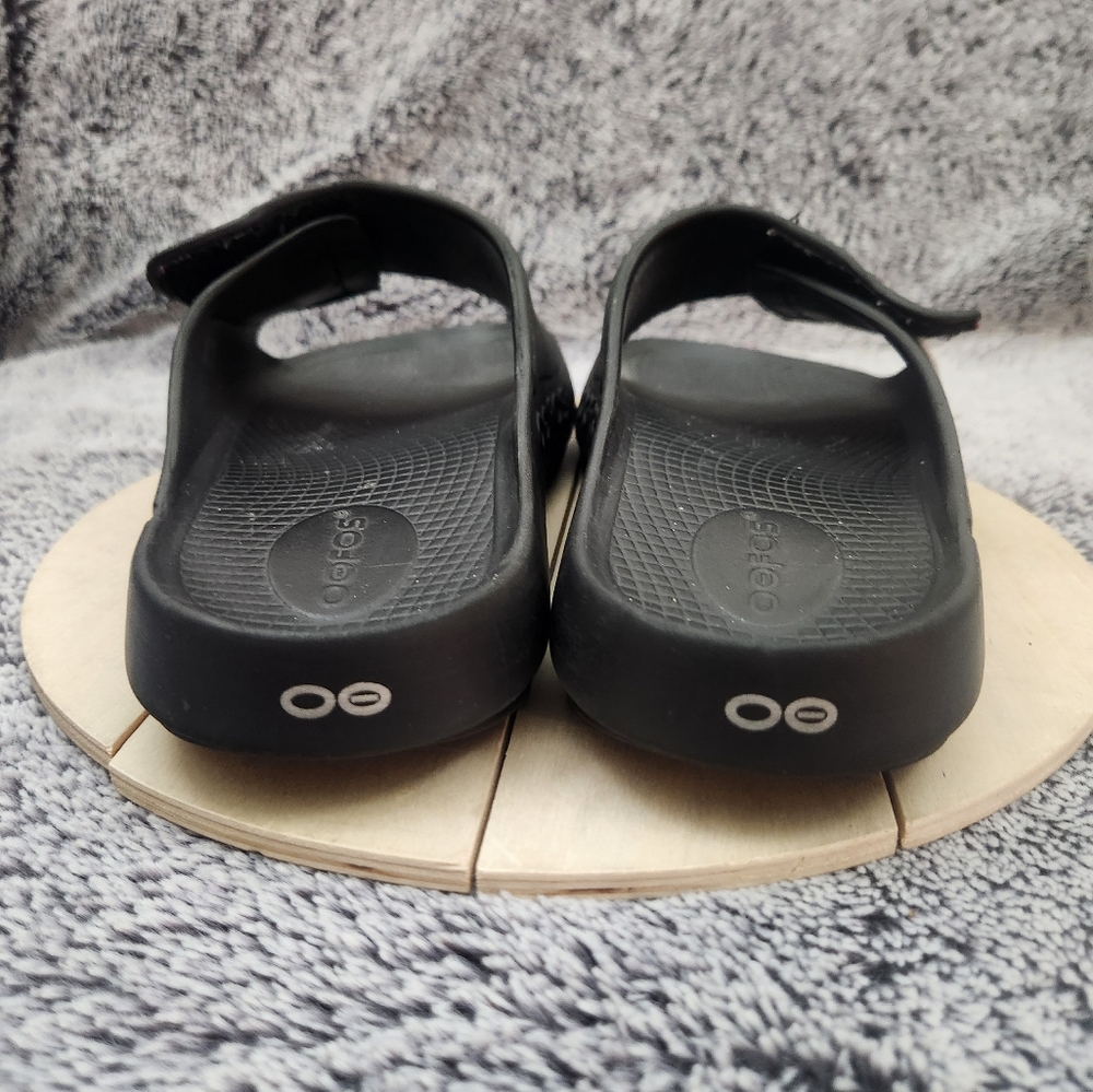 OOFOS OOahh Sport Flex Unisex Black-White US Men’s 9 Women’s 11 - EUR 42 - Picture 5 of 7